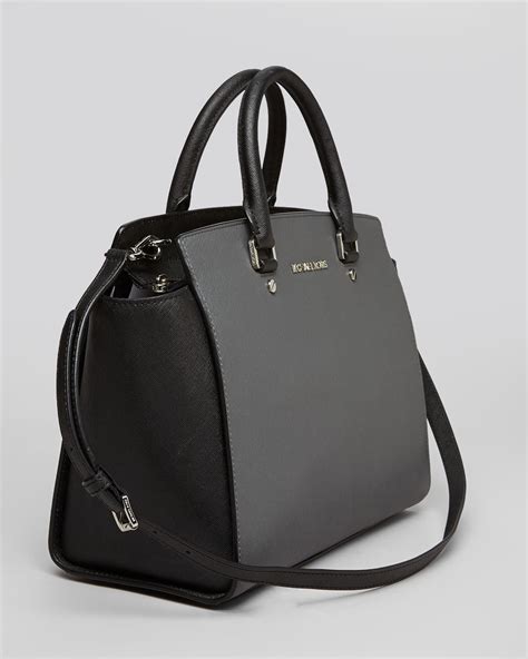 michael kors selma large east west satchel black|MICHAEL Michael Kors Selma Large East West Satchel.